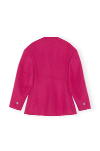 Blazer ajusté laine - Fiery Red