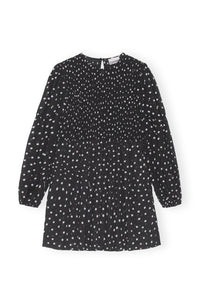Robe courte imprimée - Black