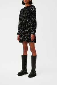 Robe courte imprimée - Black