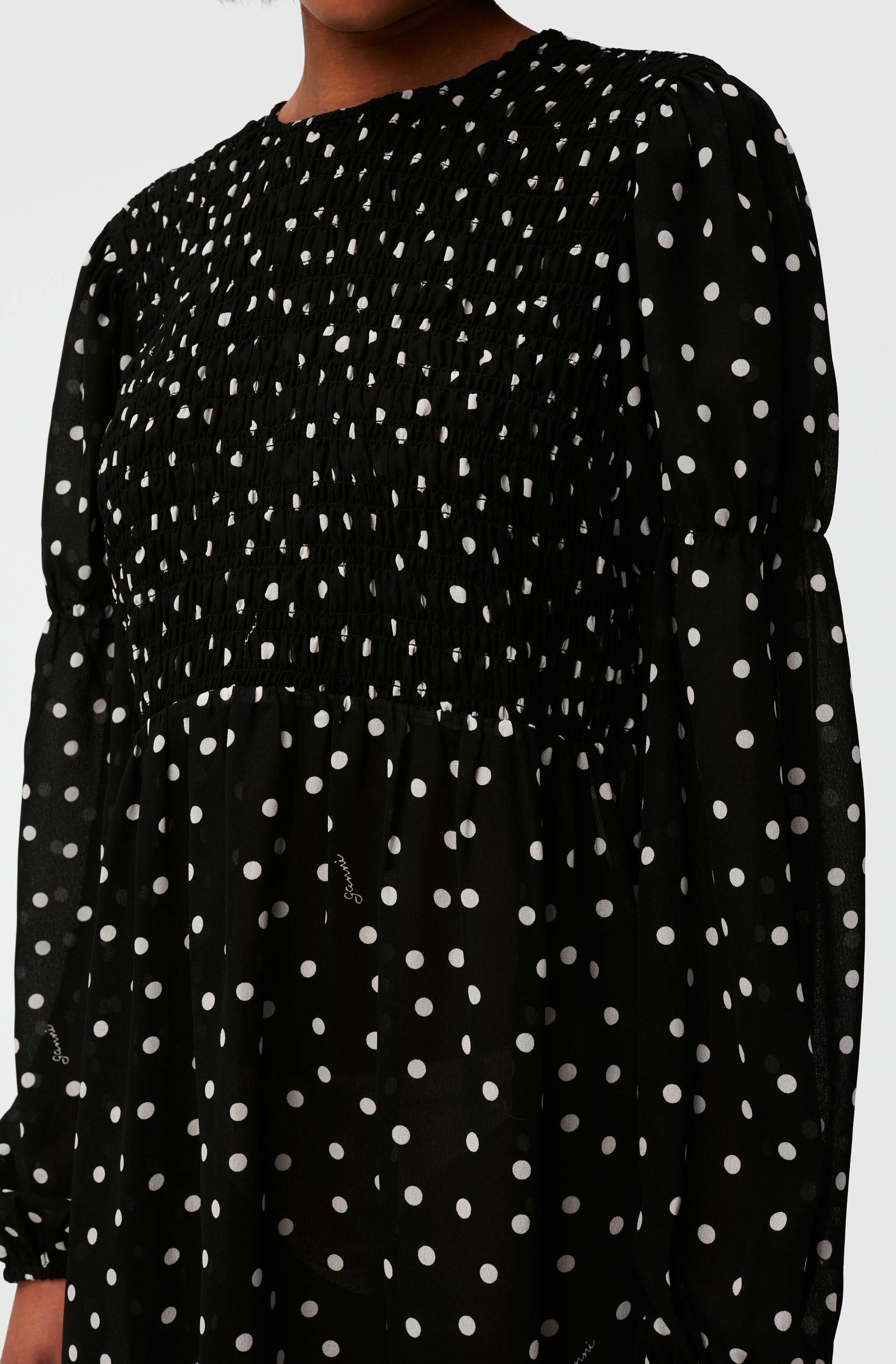 Robe courte imprimée - Black