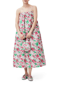 Strapless jacquard dress - Sugar Plum