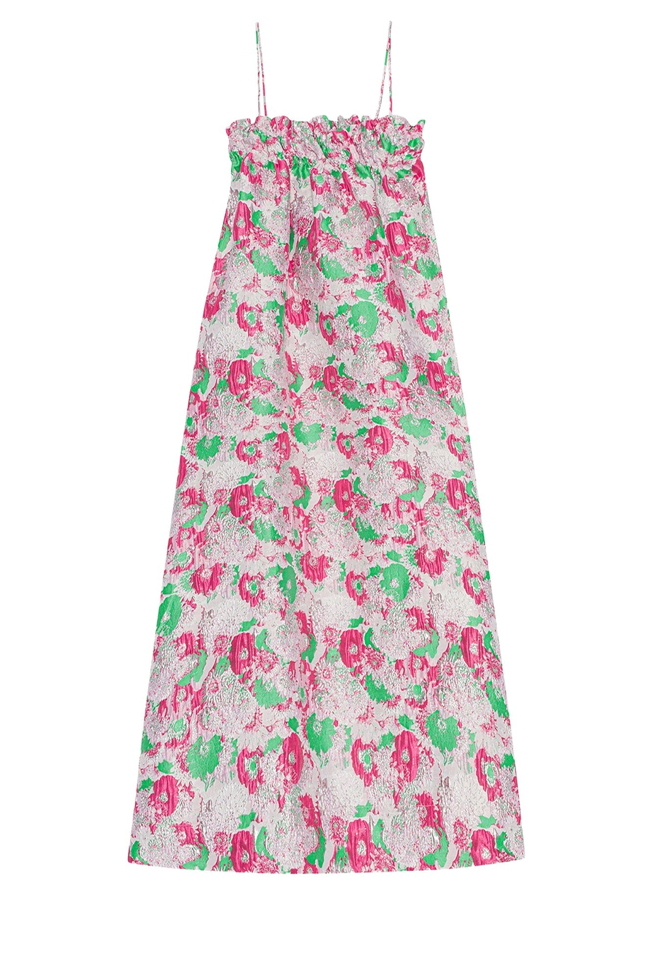 Strapless jacquard dress - Sugar Plum