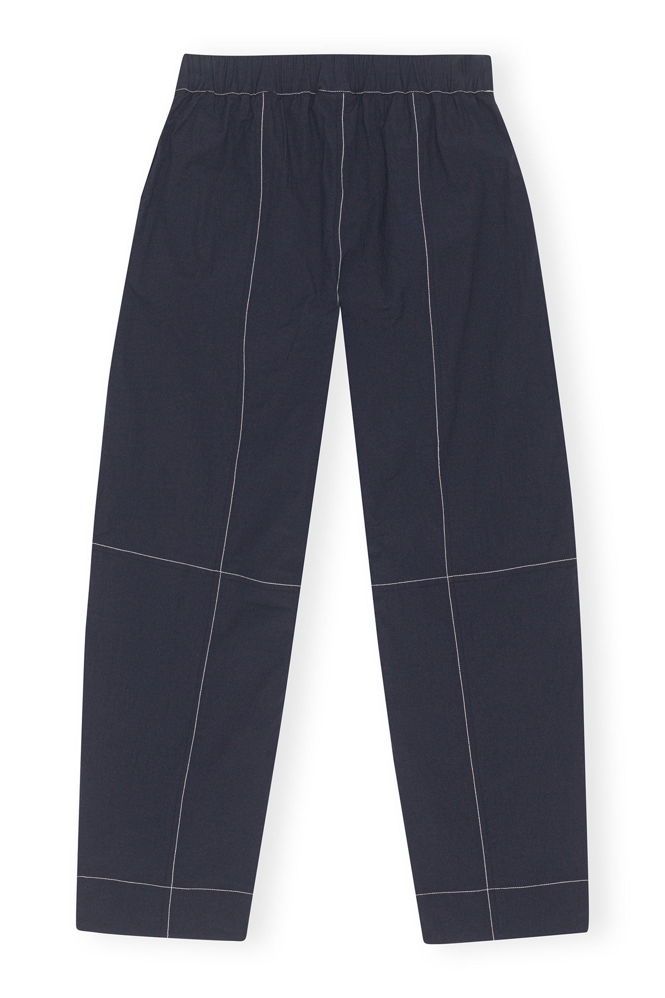 Pantalon élastiqué de coton en crêpe - Sky Captain
