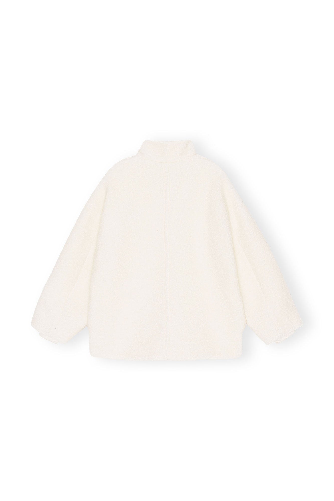 Veste bouclette en laine - Egret