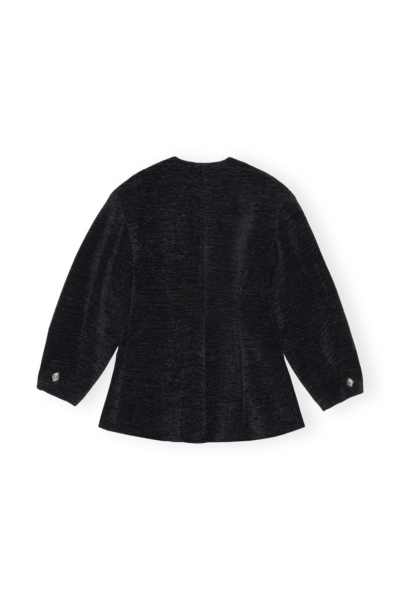Blazer ajusté à boutons - Black