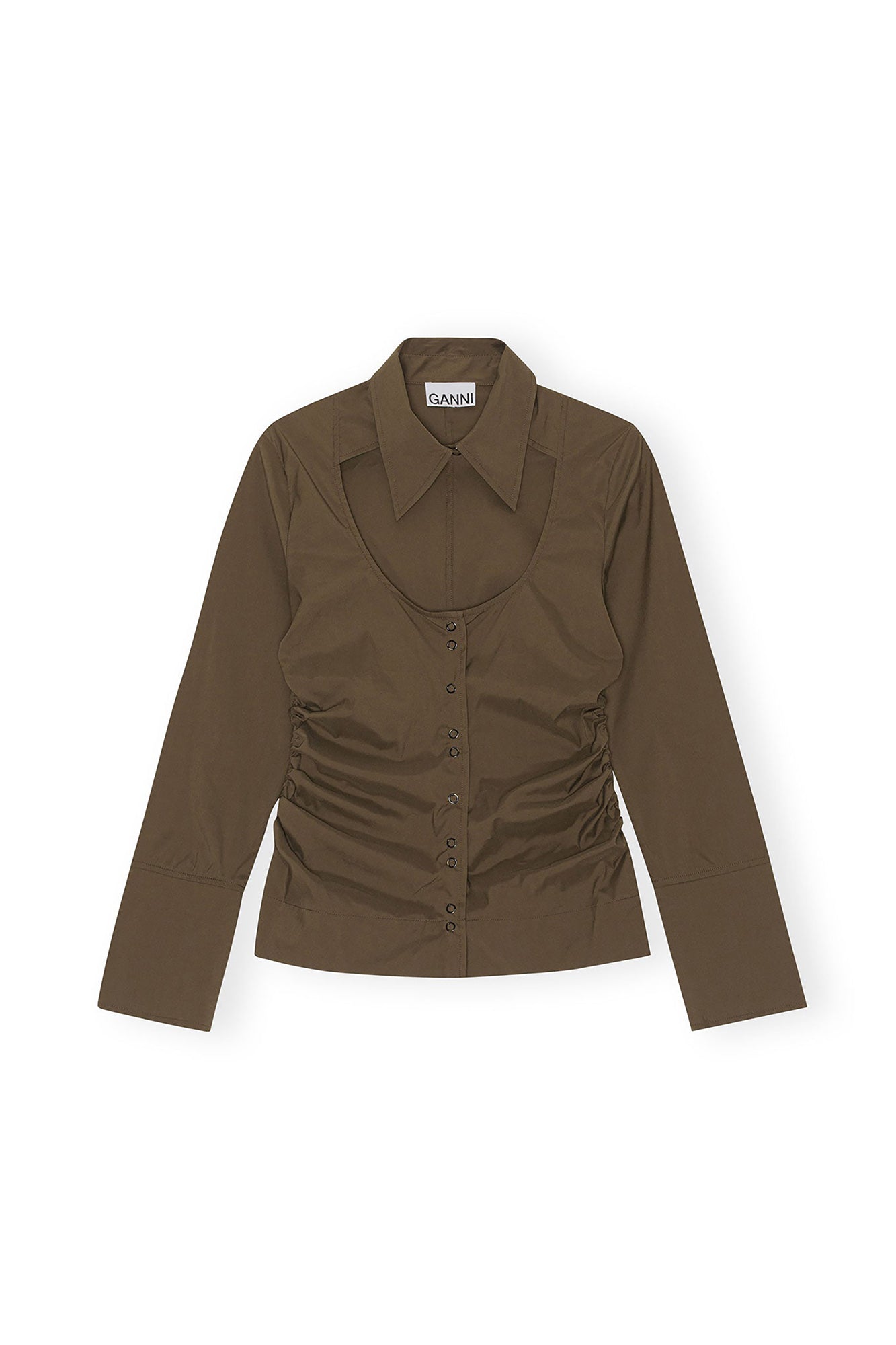 Chemisier à décolleté - Teak