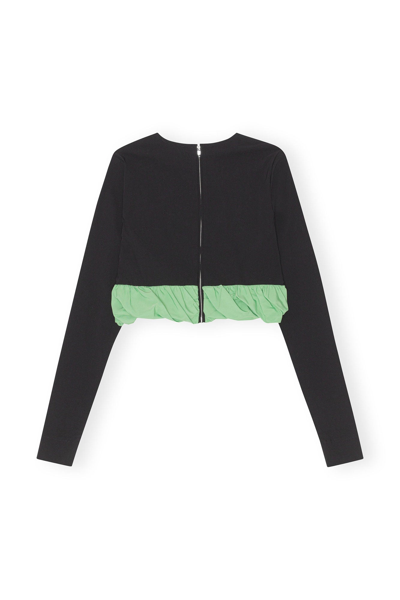 Blouse en taffetas mélangé - Black