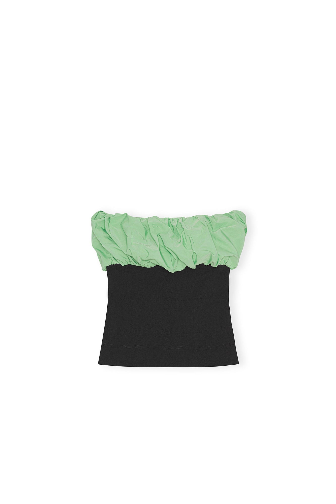 Top en taffetas - Black
