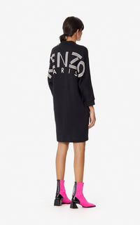 Robe Sweat Kenzo Logo - Black