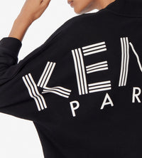 Robe Sweat Kenzo Logo - Black