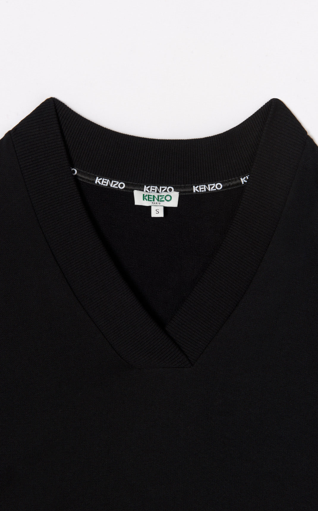Robe Sweat Kenzo Logo - Black