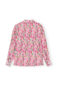 Blouse en georgette plissée - Sugar Plum