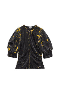Sequin blouse - Black