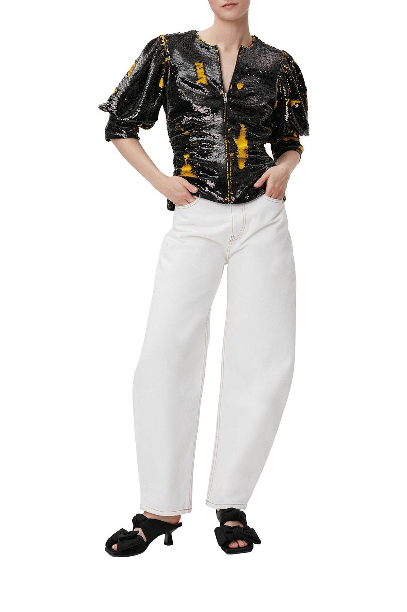 Sequin blouse - Black