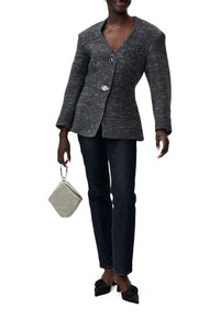 Blazer ajusté en laine - Phantom