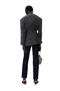 Blazer ajusté en laine - Phantom