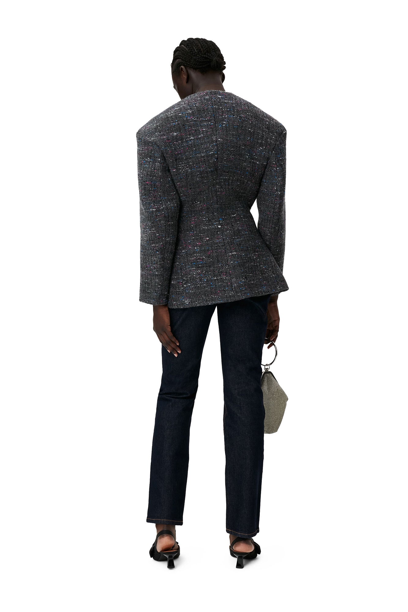 Blazer ajusté en laine - Phantom
