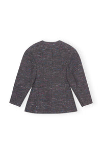 Blazer ajusté en laine - Phantom