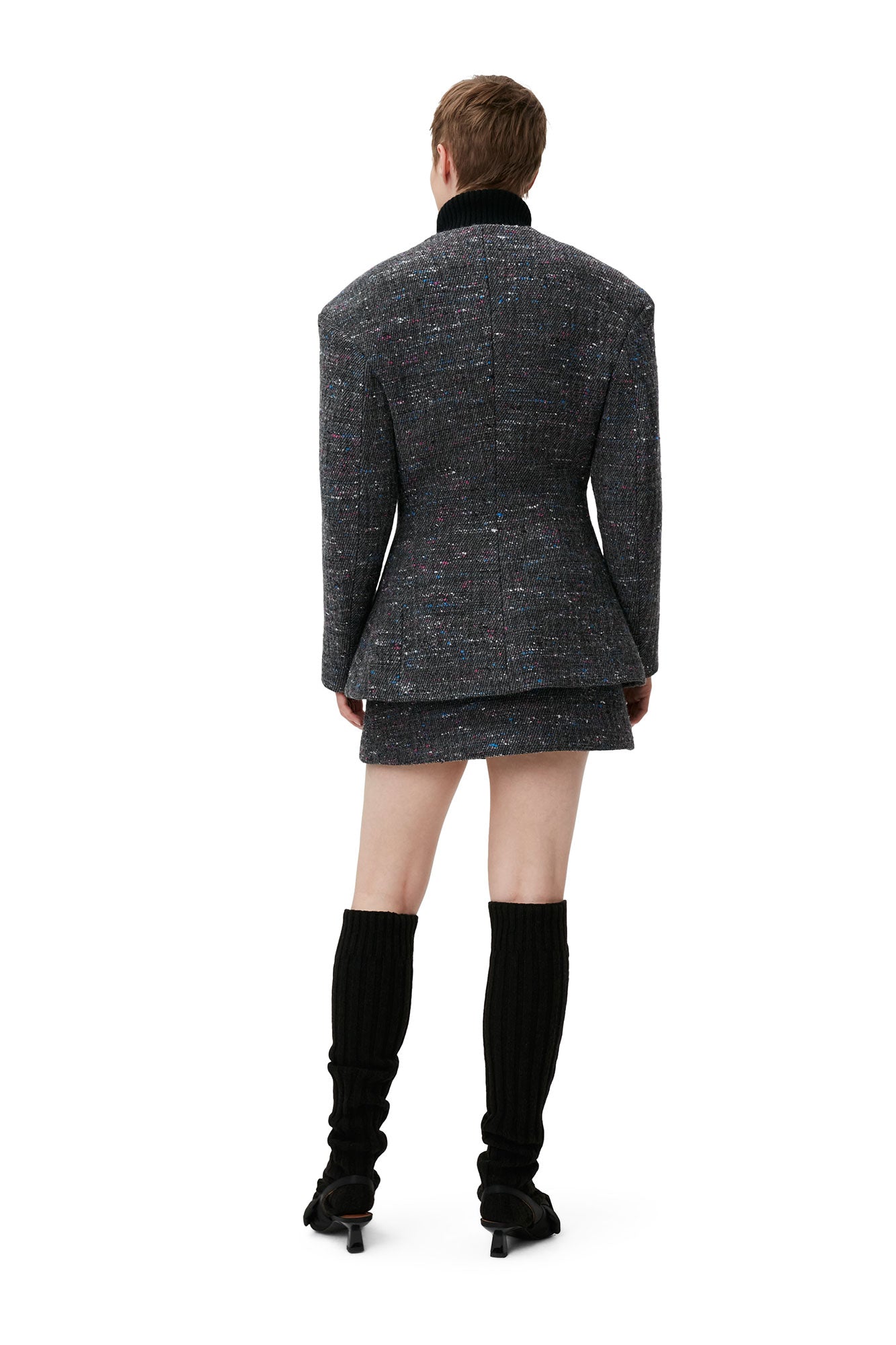 Blazer ajusté en laine - Phantom