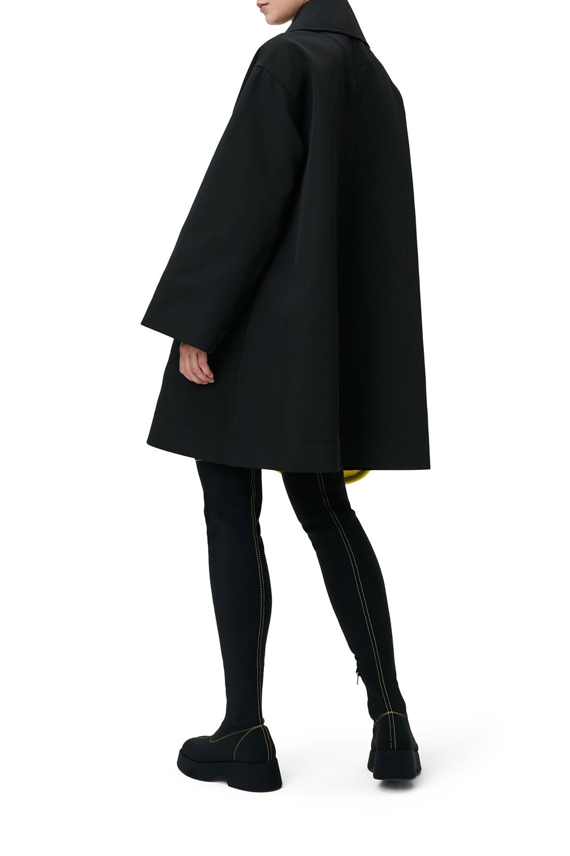 Veste midi oversize - Black
