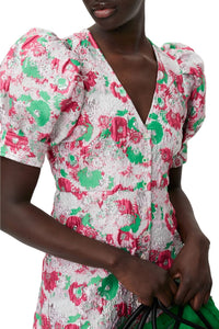Robe courte 3D en jacquard - Sugar Plum