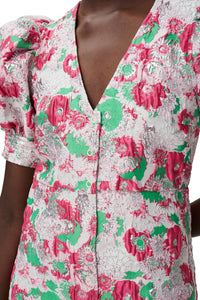 Robe courte 3D en jacquard - Sugar Plum