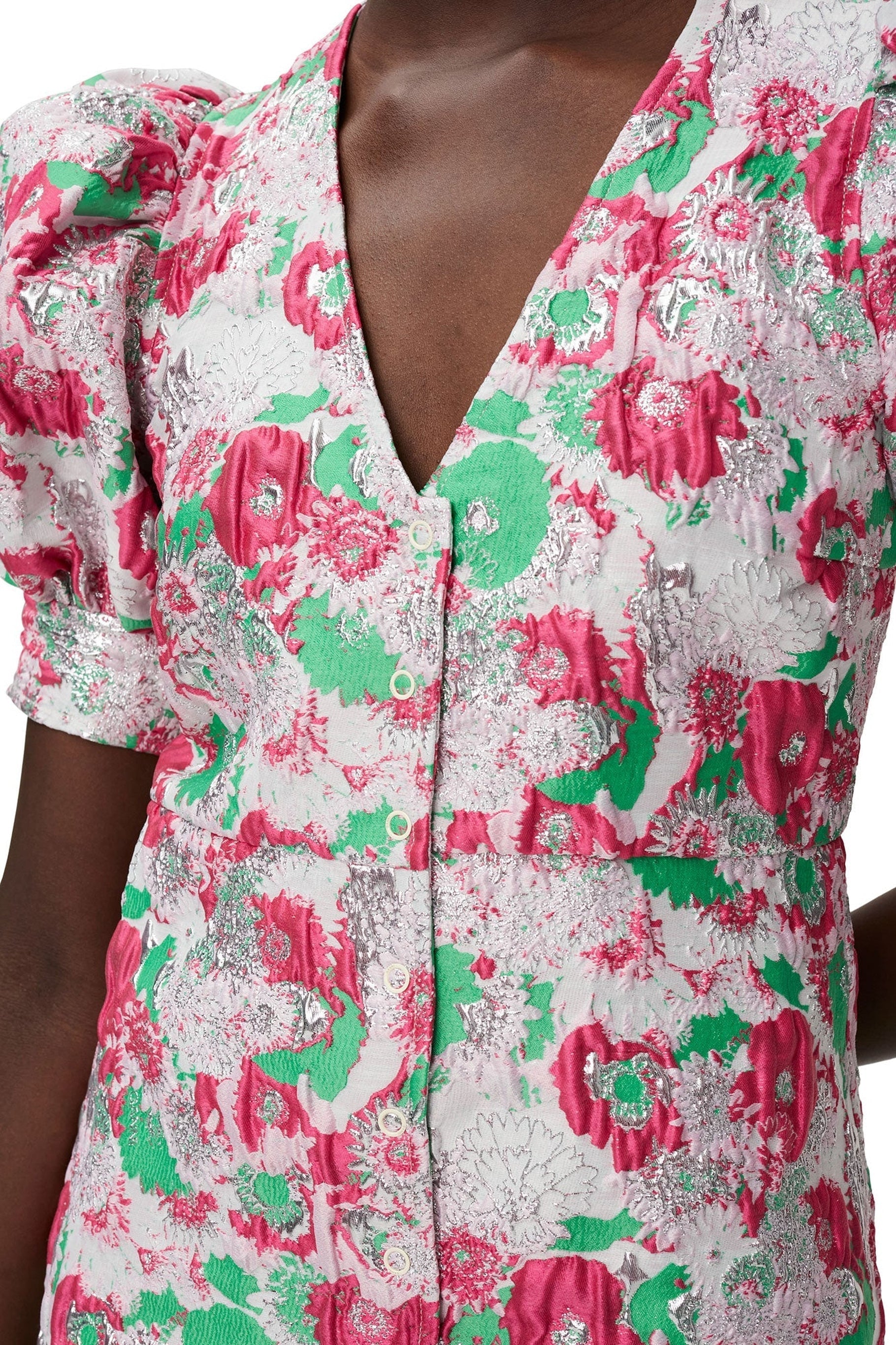 Robe courte 3D en jacquard - Sugar Plum