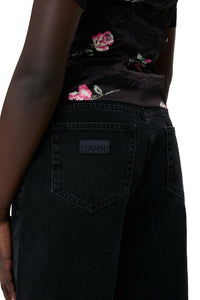 Blouse fluide en satin - Black