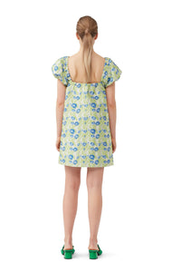Robe courte 3D en jacquard - Oyster Gray