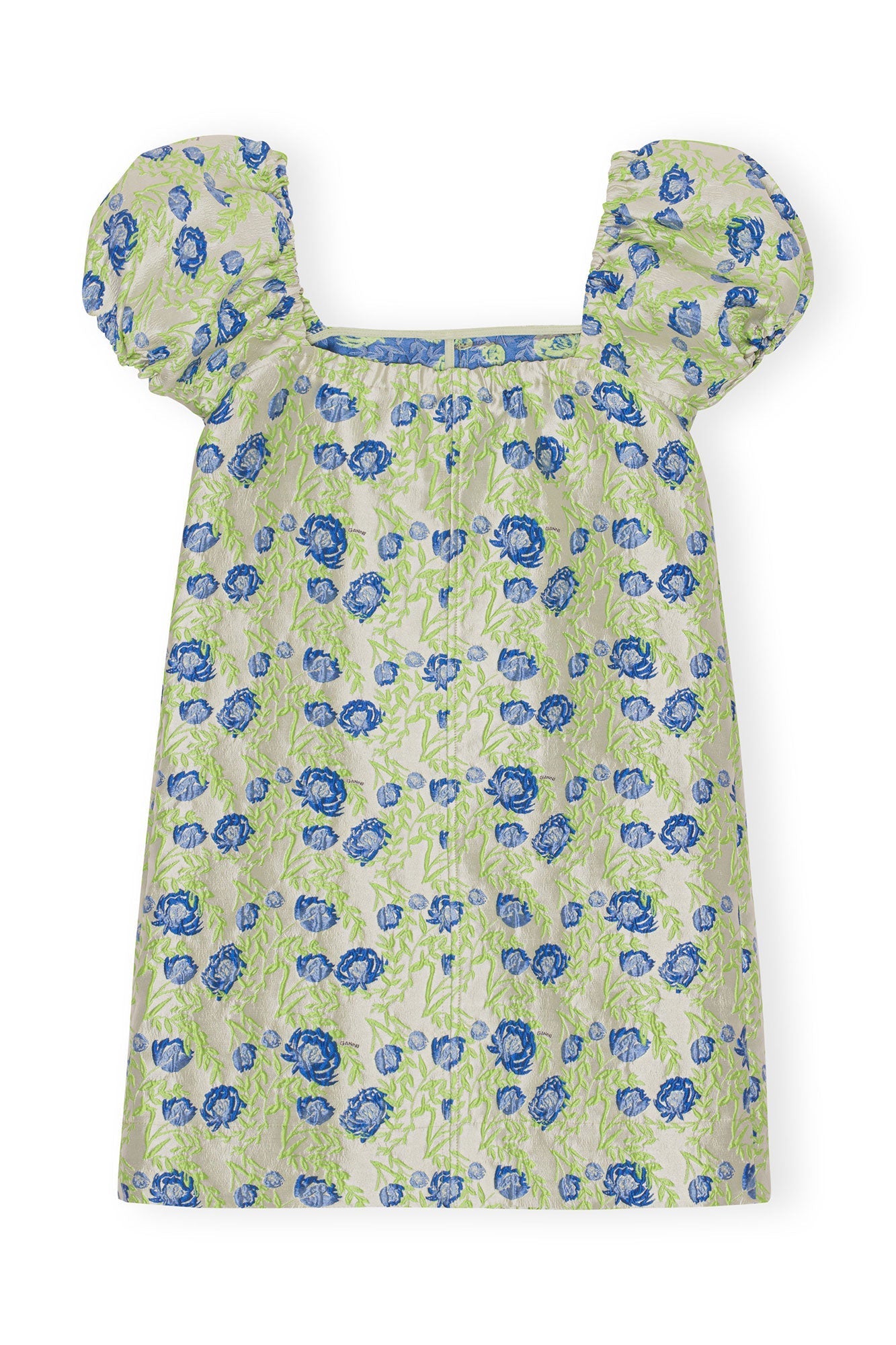 Robe courte 3D en jacquard - Oyster Gray
