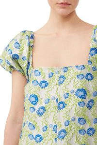 Robe courte 3D en jacquard - Oyster Gray