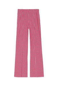 Seersucker cropped trousers - Love Potion