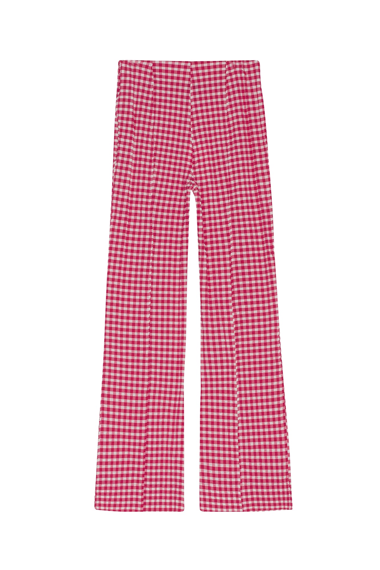 Seersucker cropped trousers - Love Potion