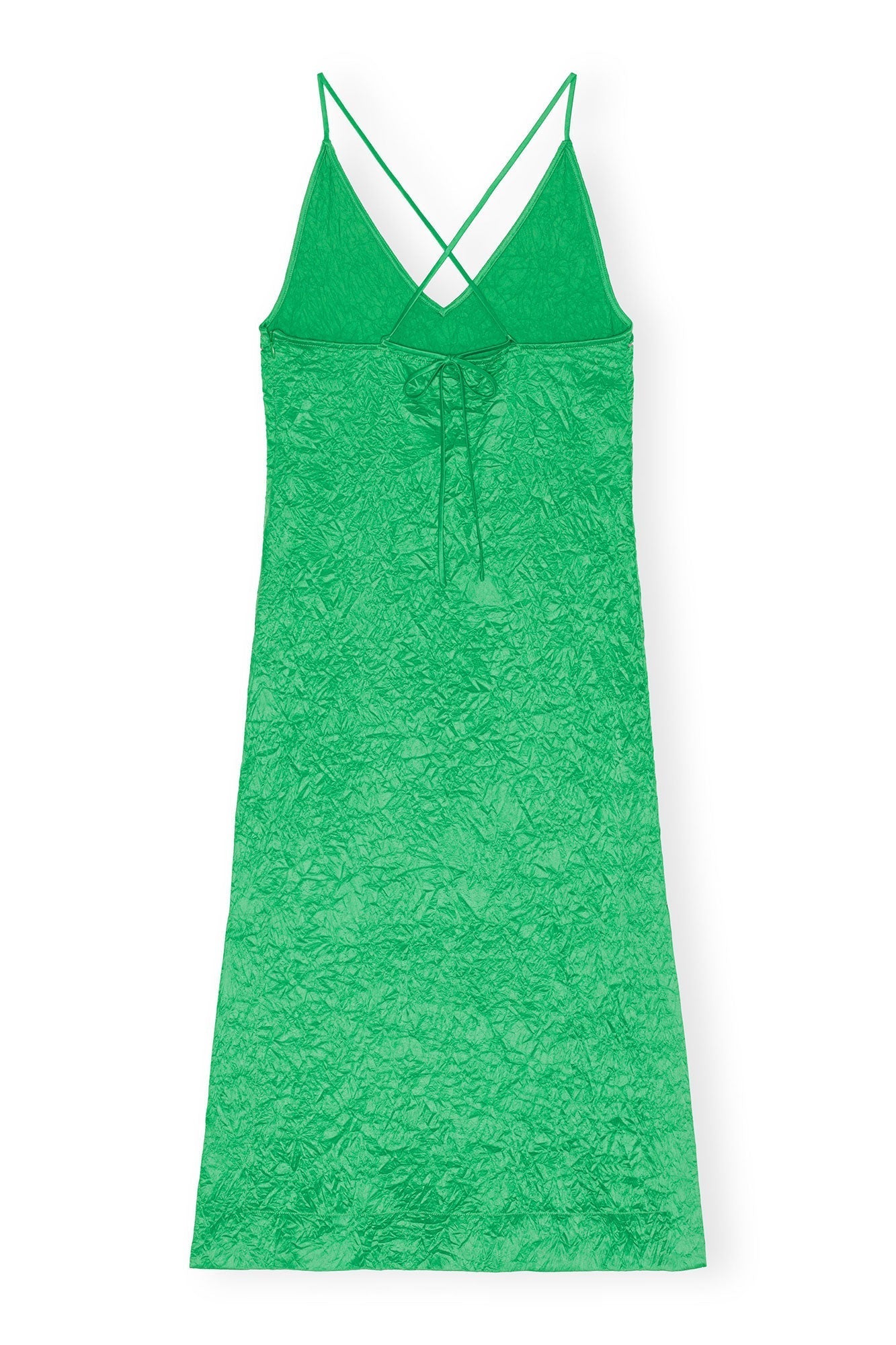 Robe fluide en satin - Bright Green