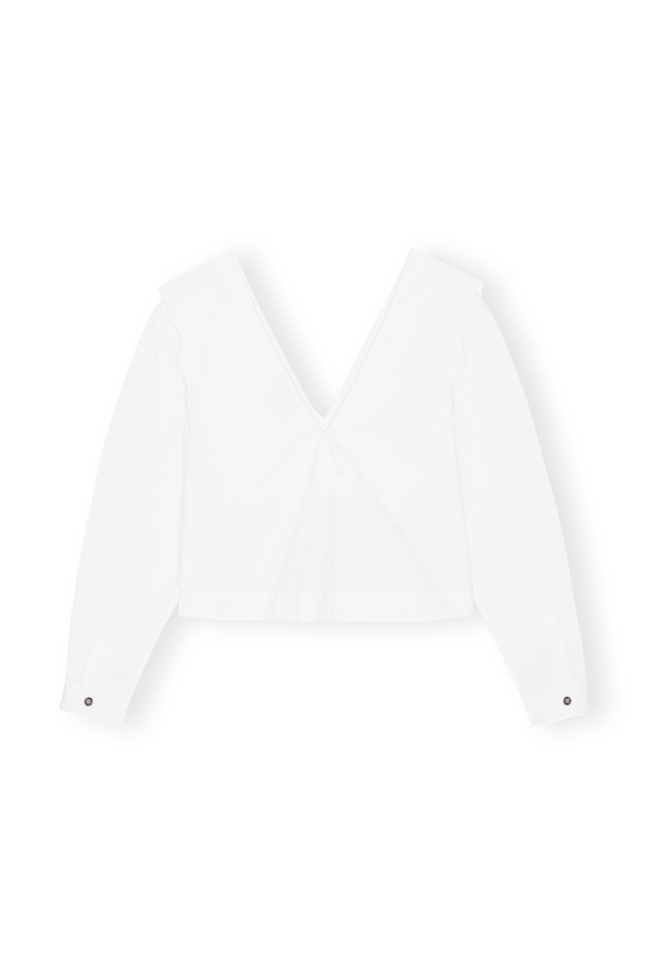 Chemisier à col ondulé - Bright White