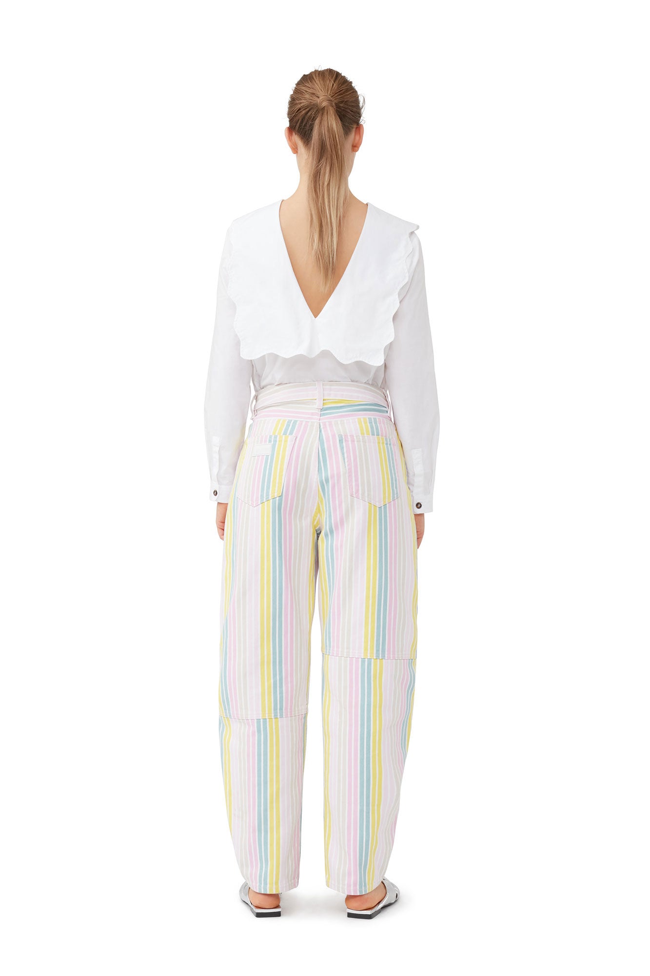 Chemisier à col ondulé - Bright White