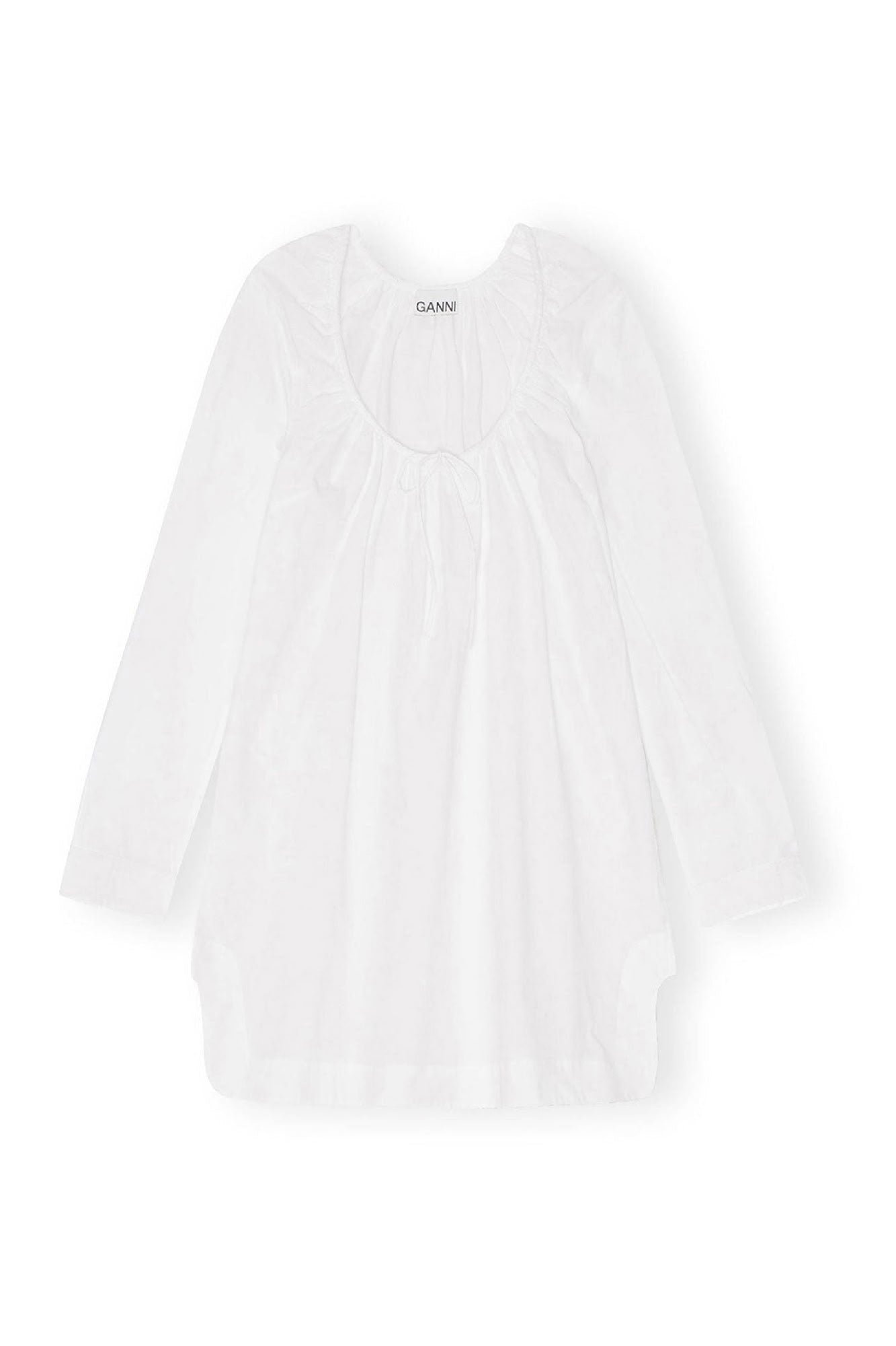 Robe courte à col carré - Bright White