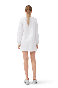 Robe courte à col carré - Bright White