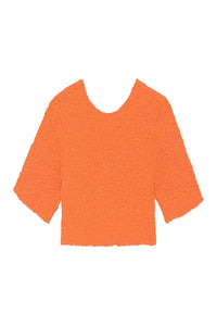 Top court smocké - Vibrant Orange