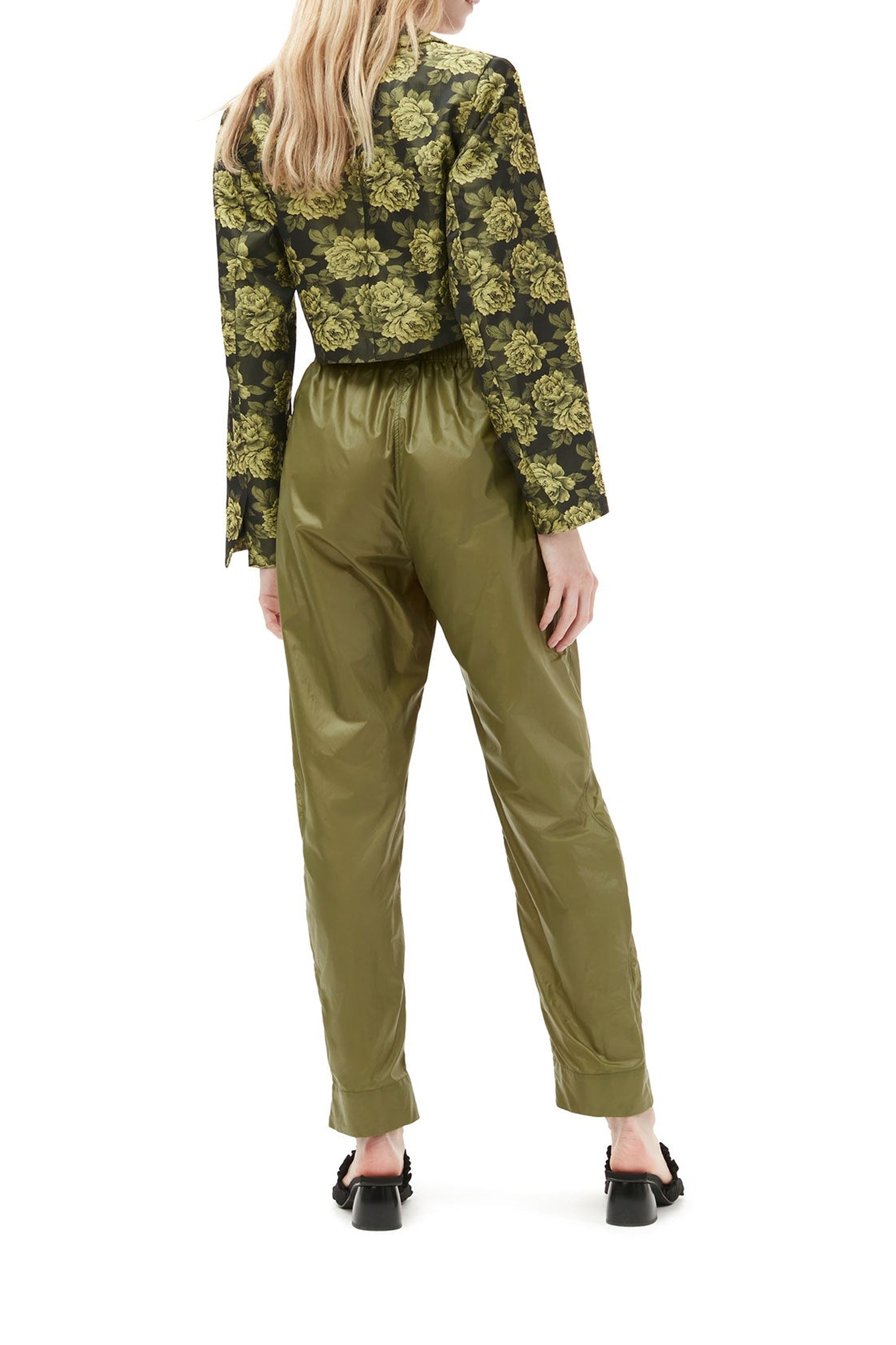 Pantalon élastique brillant - Spaghnum