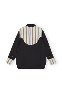 Chemise à rayures Mix Slub - Lily Green