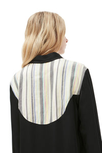 Chemise à rayures Mix Slub - Lily Green