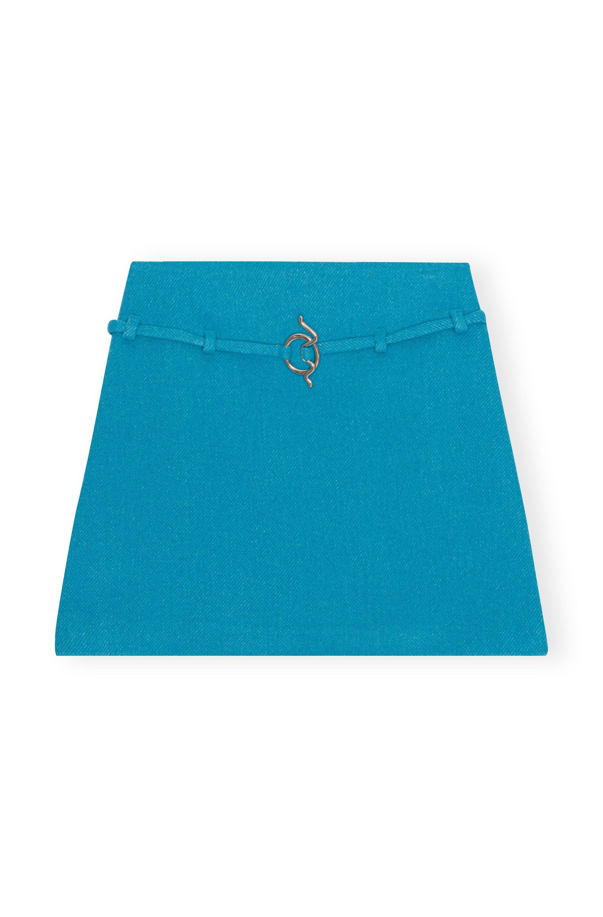 Jupe courte en laine - Blue Curacao