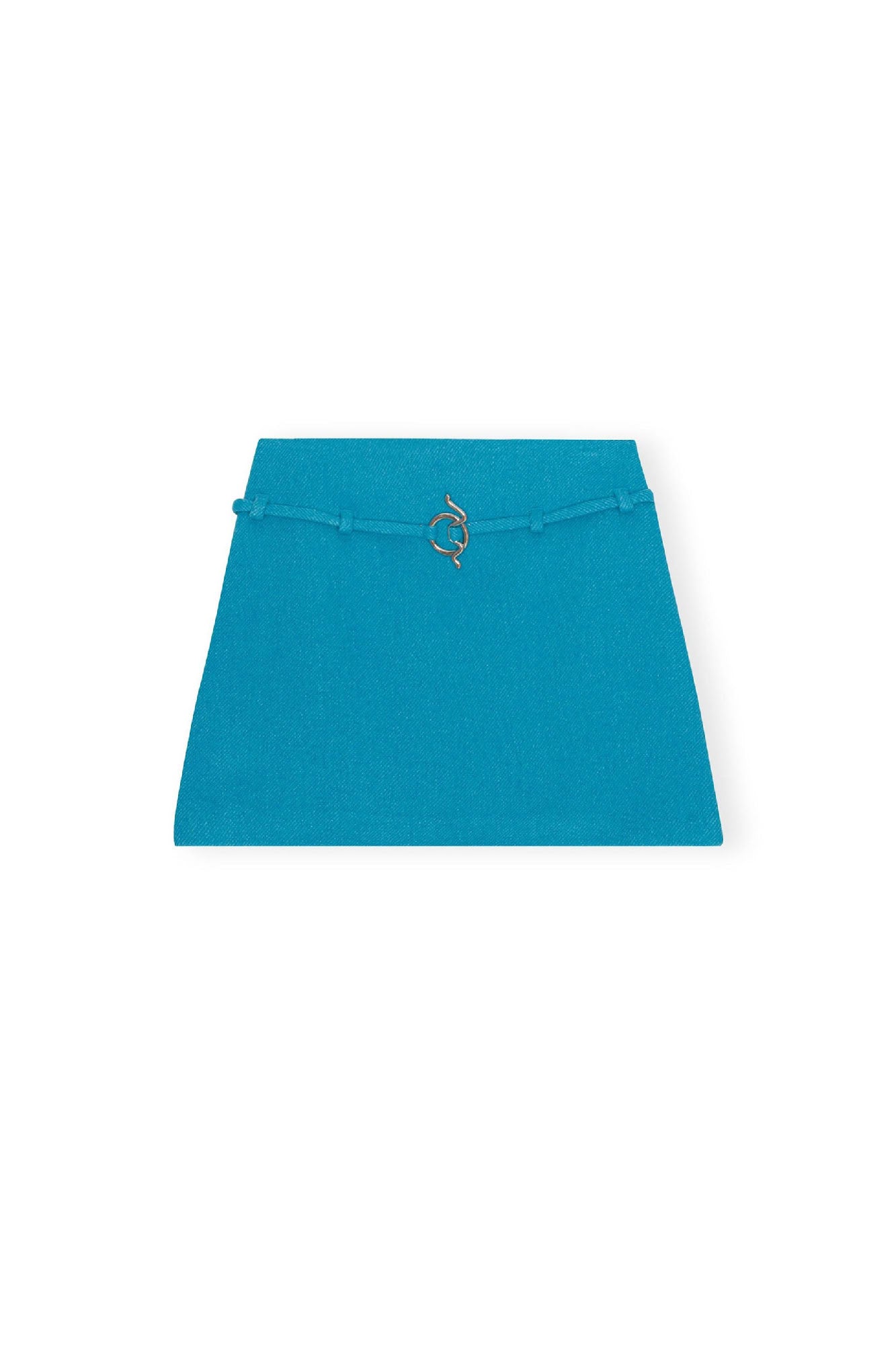 Jupe courte en laine - Blue Curacao