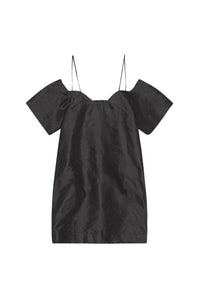 Robe courte en taffetas - Black