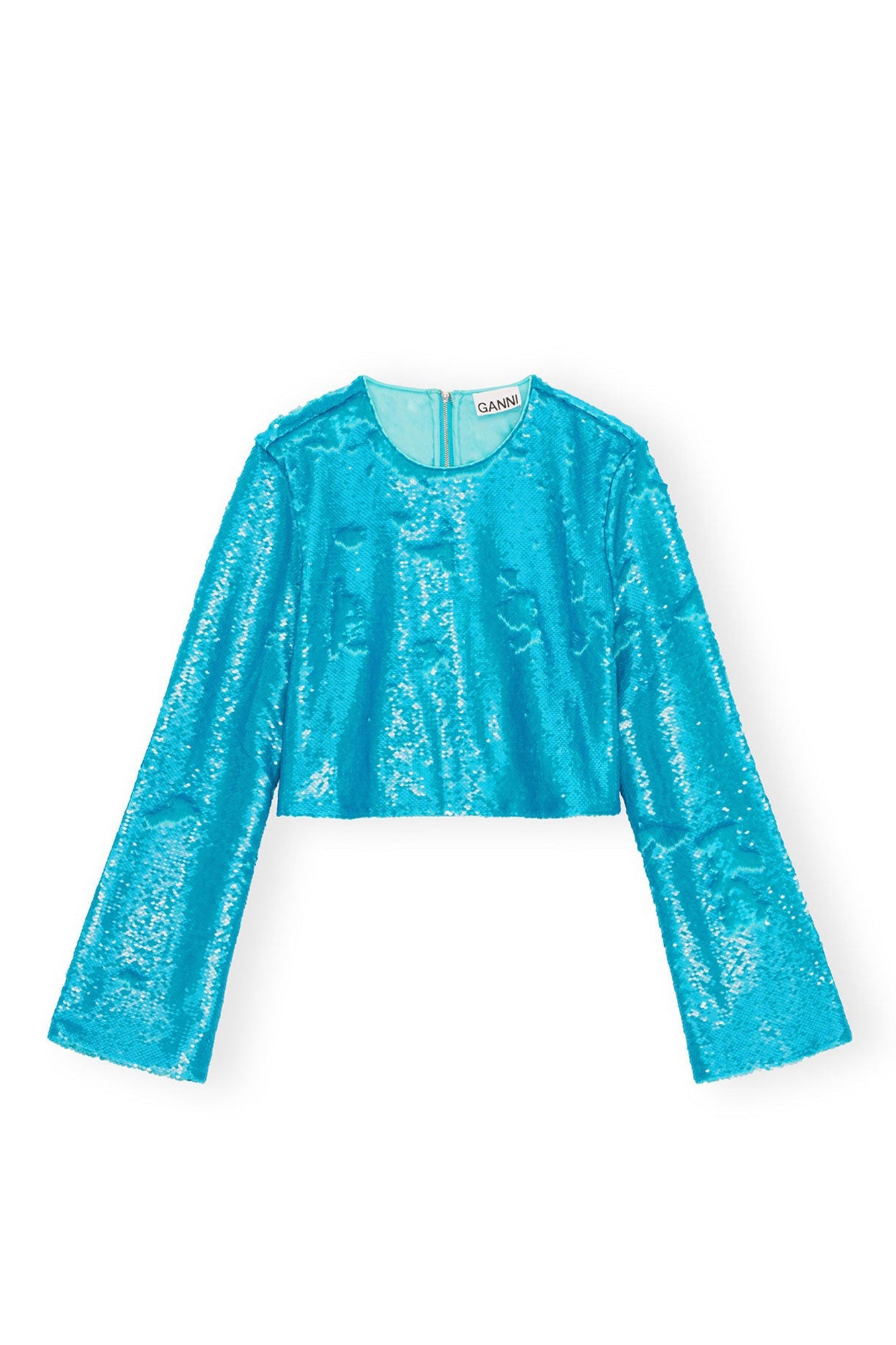 Blouse à paillettes - Blue Curacao