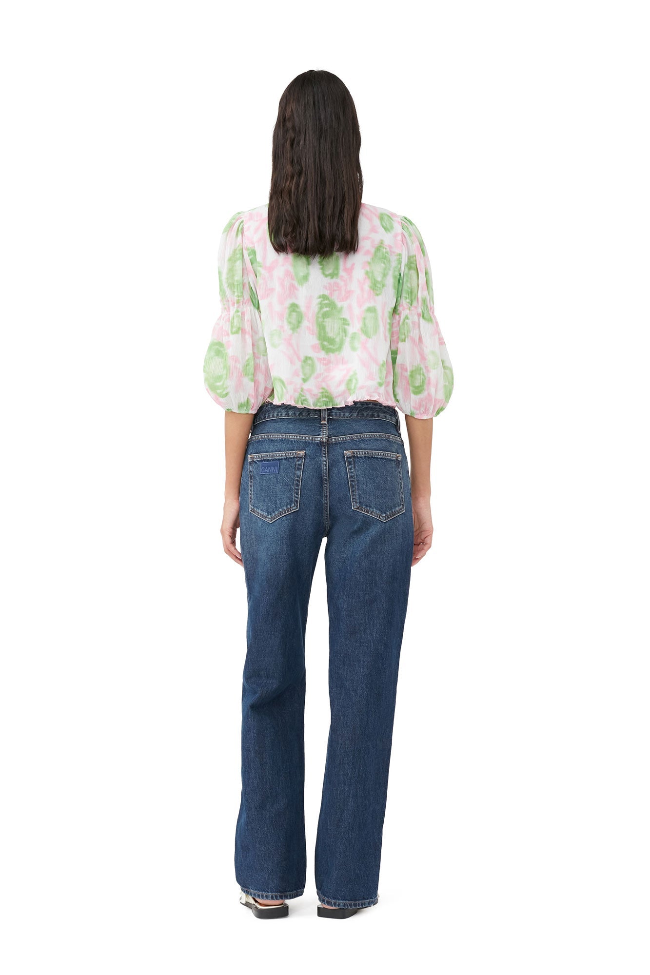 Blouse plissée et décollectée - Pink Tulle