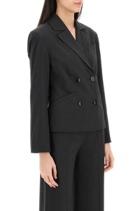 Blazer ajusté drapé - Phantom