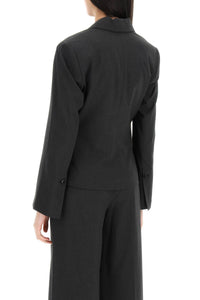 Blazer ajusté drapé - Phantom