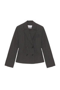 Blazer ajusté drapé - Phantom